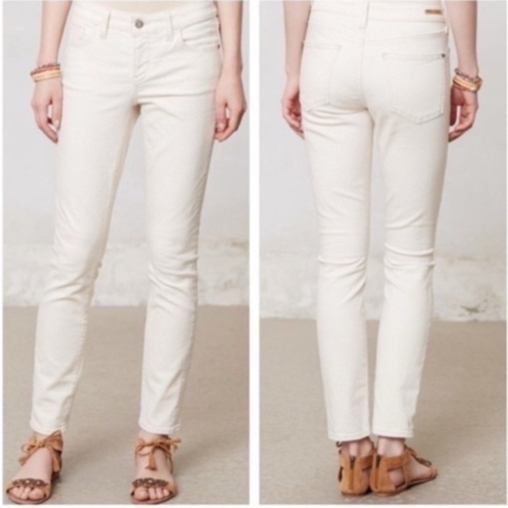 Pilcro and the Letterpress Cream Jeans